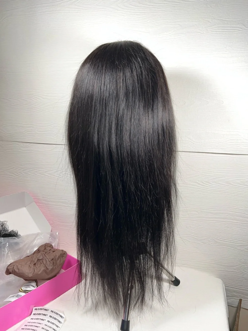 UNICE 2 in 1 Straight & Water Wave Human Hair 20 Inch Wig